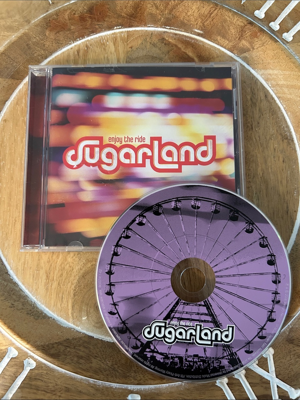 Sugarland ENJOY the RIDE music cd feasting Jennifer nettles - lyrics included